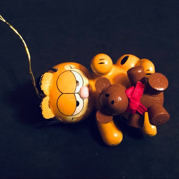 Wooden GARFIELD ornament - Picture 9 of 10